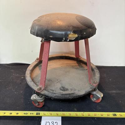Shop Stool on Wheels