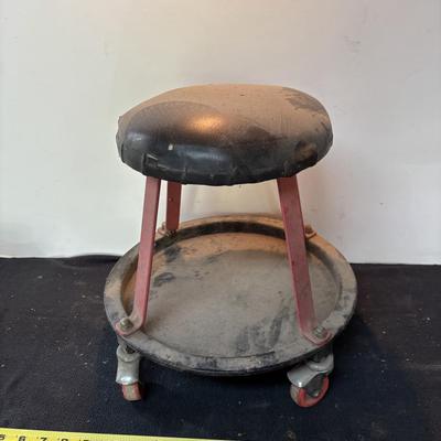 Shop Stool on Wheels