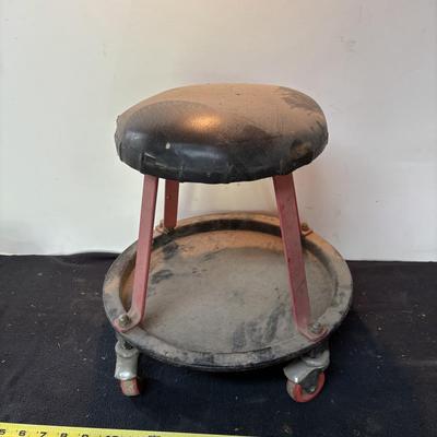 Shop Stool on Wheels