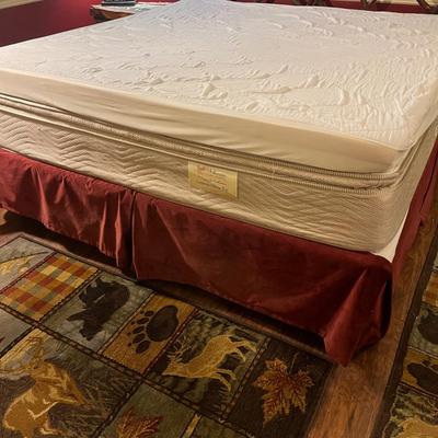 King Size Log & Branch Headboard with Metal Bed Frame (PB-MG)