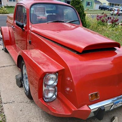 Custom 1966 Volkswagen Beetle Pickup Conversion – 1300cc Engine, Street Rod Style