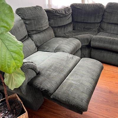 La-Z-Boy Sleeper Sectional Sofa w Recliner