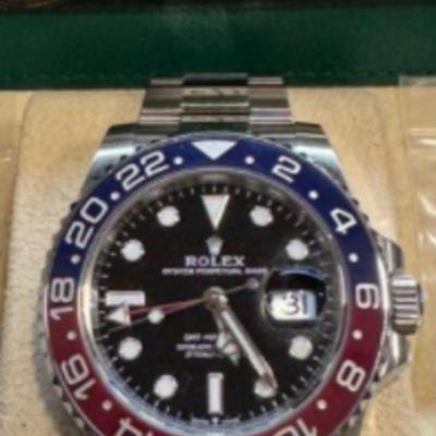 ROLEX- GMT MASTER II (PEPSI) 126710BLRO