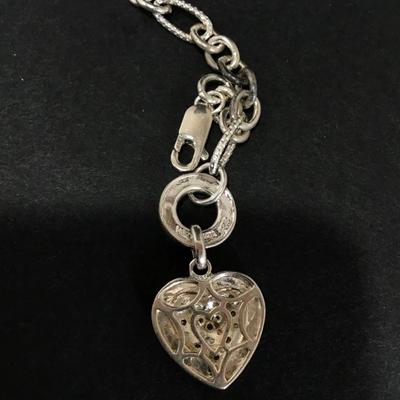 Beautiful 925 silver charm bracelet