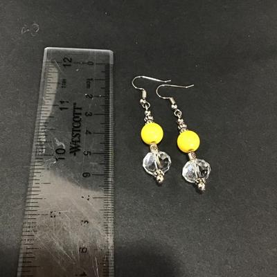 Cute crystal dangle earrings