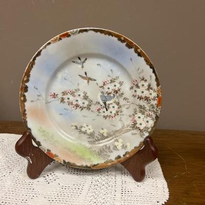 Hand Painted Japanese Plate
