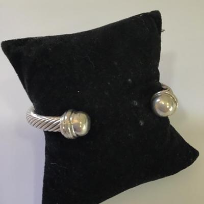 Very nice vintage cable cuff bracelet
