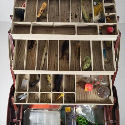 LOT 58: Ten Assorted Fishing Equipment with Contents