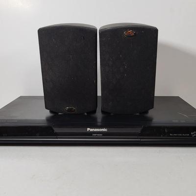 LOT 59: Panasonic Blu-Ray Player Model DMP-BD60 with Two Klipsch Speakers