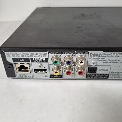 LOT 59: Panasonic Blu-Ray Player Model DMP-BD60 with Two Klipsch Speakers
