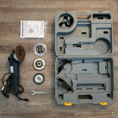 LOT 60: Ryobi Angle Grinder In Box with Manual