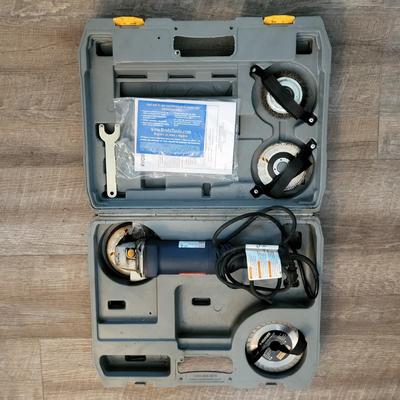 LOT 60: Ryobi Angle Grinder In Box with Manual
