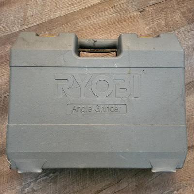 LOT 60: Ryobi Angle Grinder In Box with Manual