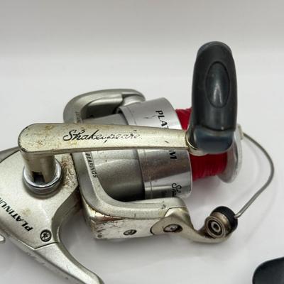 LOT 64L: Fishing Reels: Penn 710Z & Stainless Steel Shakespeare Platinum