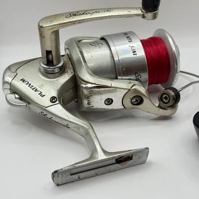 LOT 64L: Fishing Reels: Penn 710Z & Stainless Steel Shakespeare Platinum