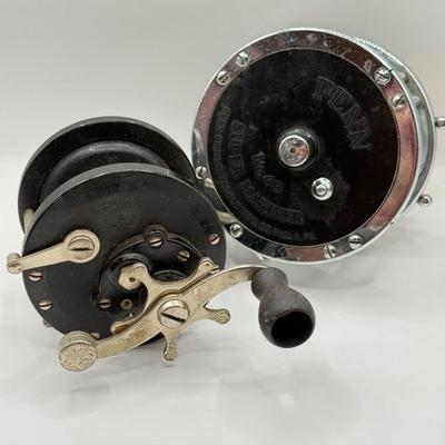 LOT 65L: Fishing Reels: Penn No. 49 Super Mariner & Penn No. 85