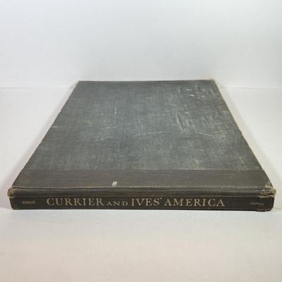 LOT 71L: Vintage Books: 1939 Pinocchio, 1952 Currier & Ives’ America & 1966 The Great Pilgrimage of the Middle Ages