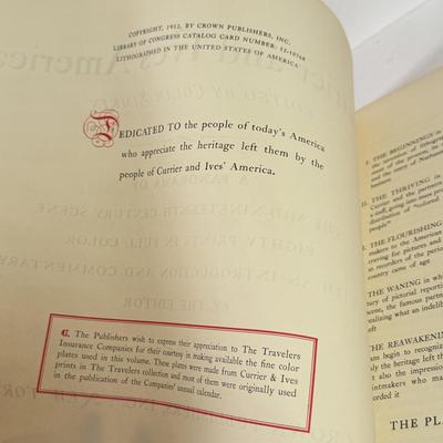 LOT 71L: Vintage Books: 1939 Pinocchio, 1952 Currier & Ives’ America & 1966 The Great Pilgrimage of the Middle Ages