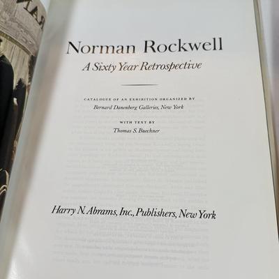 LOT 72F: Vintage Art Books: Norman Rockwell, Far Side, Frank Lloyd Wright & More