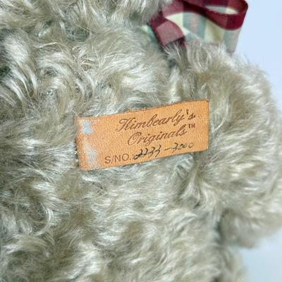LOT 73K: Vintage Stuffed Bears & Miniature Wingback Chair: Hamleys Heritage Bears “William” & Kimberly’s Originals
