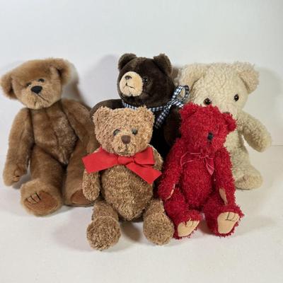 LOT 75K: Stuffed Bears: Lenox, Snuggle, Heunec & More