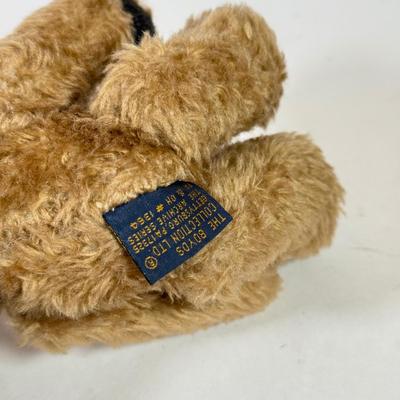 LOT 77K: Mini Vintage Articulated Teddy Bears: Boyd’s, Flocked & More
