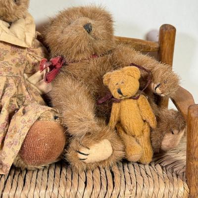 LOT 78K: Vintage Teddy Bears & Furniture