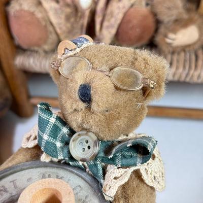 LOT 78K: Vintage Teddy Bears & Furniture