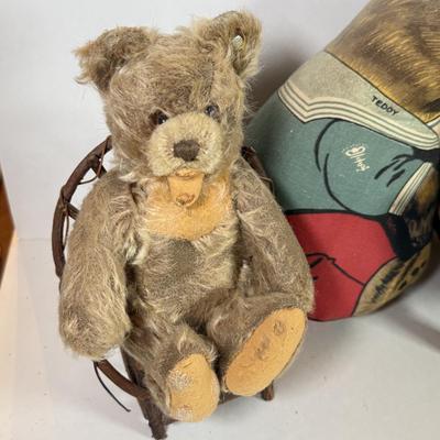 LOT 78K: Vintage Teddy Bears & Furniture
