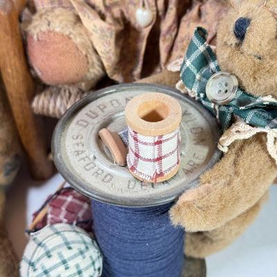 LOT 78K: Vintage Teddy Bears & Furniture