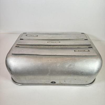 LOT 79K: Vintage Aluminum Kitchen Household Organizer