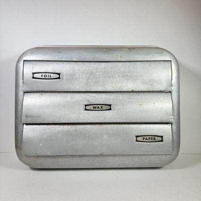 LOT 79K: Vintage Aluminum Kitchen Household Organizer