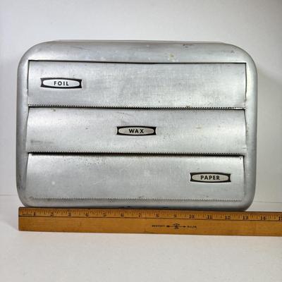 LOT 79K: Vintage Aluminum Kitchen Household Organizer