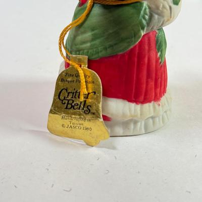 LOT 80K: NIB Christmas Tidbit Trays, Glass Platter, Trinket Box & Bell