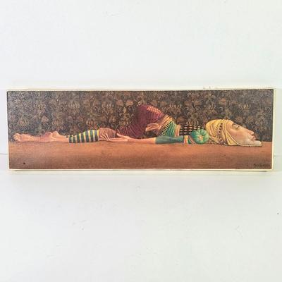 LOT 83D: "Gerome Spent His Free Time Daydreaming Of Being Reincarnated As A Snake" Signed Wall Art by James C. Christensen