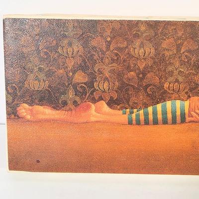 LOT 83D: "Gerome Spent His Free Time Daydreaming Of Being Reincarnated As A Snake" Signed Wall Art by James C. Christensen