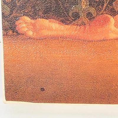 LOT 83D: "Gerome Spent His Free Time Daydreaming Of Being Reincarnated As A Snake" Signed Wall Art by James C. Christensen