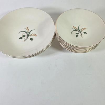 LOT 84D: Vintage Incomplete China Set "Forsythia by Edwin Knowles