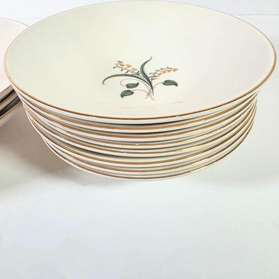 LOT 84D: Vintage Incomplete China Set "Forsythia by Edwin Knowles