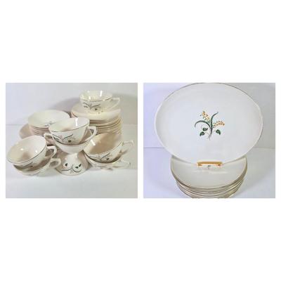 LOT 84D: Vintage Incomplete China Set "Forsythia by Edwin Knowles