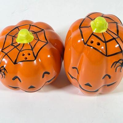 LOT 85F: Large Assortment Of Halloween Decorations, Decorative Primitive Box From Lancaster, PA, Garland W/Ghost/Pumpkins & Much More