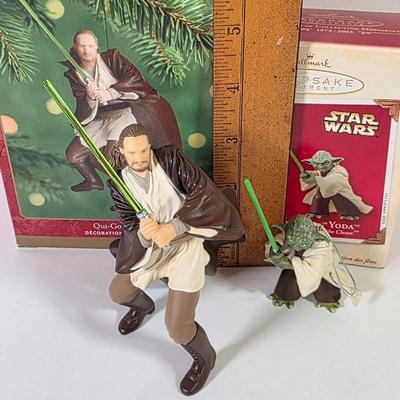 LOT 86L: Hallmark Keepsake Disney & Star Wars Holiday Ornaments With Original Boxes