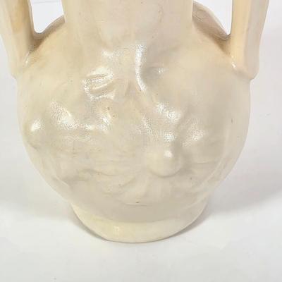 LOT 91D: Vintage McCoy Double Handle Bowl/Planter & Art Deco Double Handle Vase