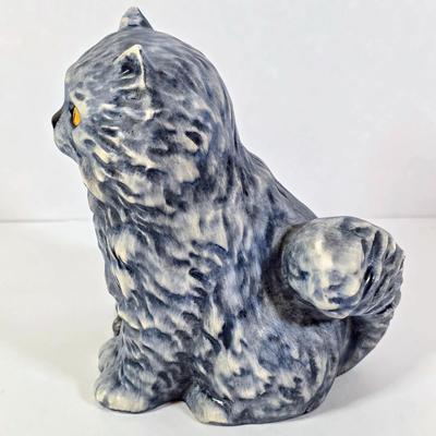 LOT 92D: Vintage Goebel Persian Kitten/Cat Figurine & Ceramic Royal Doulton Tabby Cat Figurine