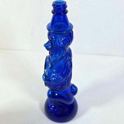 LOT 93D: Vintage Royal Doulton Collie Figurine, Joseph Original Porcelain Christmas Dachshund, Wired Hair Terrier, MCM Cobalt Blue Glass...