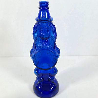 LOT 93D: Vintage Royal Doulton Collie Figurine, Joseph Original Porcelain Christmas Dachshund, Wired Hair Terrier, MCM Cobalt Blue Glass...