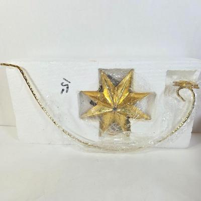 LOT 94D: Christopher Radko Collection Of 2 Large Star Ornament Hangers, Ceramic Hanger & 3 Christopher Radko Ornaments With Boxes