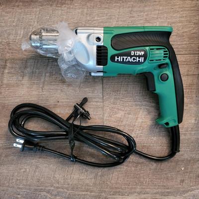 LOT 101: Hitachi Drill In Box with Manual Model D 13VF