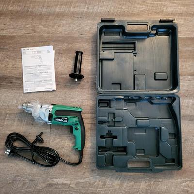 LOT 101: Hitachi Drill In Box with Manual Model D 13VF