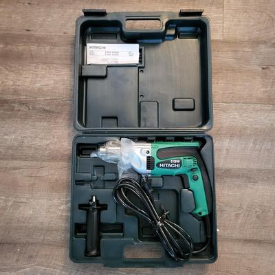 LOT 101: Hitachi Drill In Box with Manual Model D 13VF